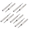 10pcs/set PCB drill bits 0.1-1.0mm, tungsten carbide micro mini drill CNC woodworking tools drilling glass Cutters for CNC