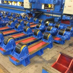 10T Manual screw rotator / Light type welding turning rolls