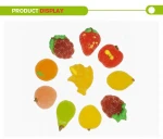 110g cute good taste fruit fudge soft sweet candy jelly with gift box