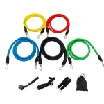11Pcs Set Muscle Strength Training Resistance Band Home Pull Rope Yoga Exercise Bands Workout Elastic Bands Fitness Equipment