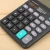Import 12 True Solar Calculator Large Screen Dual Power Financial Accounting Office Computer Stationery Calculator from China
