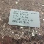 12*108inch silver golde rose gold sequin table runner for banquet