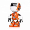 12pcs Alloy Metal Toy Educational Mini Dancing Robot With Light Music