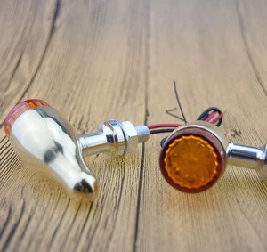 12V 9 LED Flash Lamp Amber Mini Tiny Small Indicators Turn Signals Light Motorcycle Universal for Honda Kawasaki