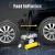 Import 12V Portable car tires inflator digital Tire Inflator Auto Mini Air Compressor Tire Pump with double cylinder and LED light from China
