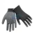 Import 13 G Red Polyester/Nylon Black Crinkle Coated Rubber Latex Dipped Working Hand Gloves For Construction from China