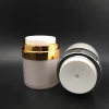 15g 30g 50g Free sample white and silver cosmetic cream airless jar