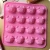 Import 16 cavity emotion Pig Piggy non-stick SILICONE cake chocolate muffin candy piggy head cake mold from China