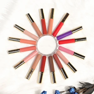 16 Color Private Label Velvet Matte Liquid Lipsticks