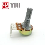 16mm rotary potentiometer switch 16mm potentiometer WH148 rotary potentiometer b50k