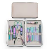18 Pcs Stainless Steel Professional Pedicure Kit Nail Scissors Grooming Manicure Set