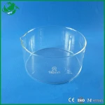 180mm 200mm 230mm Laboratory Clear Boro Glass Crystallizing Dish