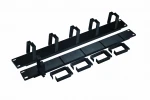 1U 2U 19 inch network cable management with ring