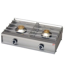 2 Burner Kitchen Countertop Gas Cooktop Range / Hob / Stove Machine for Hotel / Restaurant - Commercial Cooking Equipment