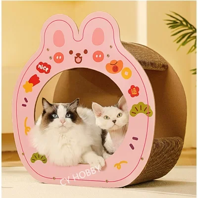 2 Layer Cat Scratch Broad Pet Play Broad Sleep Bed Can Play Can Scratch and Grind Claws and Sleep