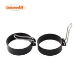 2 pcs of stainless steel egg ring set for breakfast household mold tools cooking tool omelette