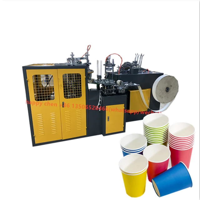 20 year manufacturer  High Speed China Manual Korea Automatic Forming Paper plate coffee Tea Paper cup making machine price