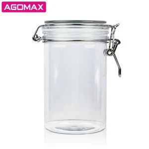 200ml pyramid plastic PET airtight seal pot kilner jar for bath salt and Seaweed mud packaging