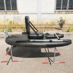 200x104x15cm Personal watercraft Drop stitch inflatable belly craft float tube fishing pontoon boat