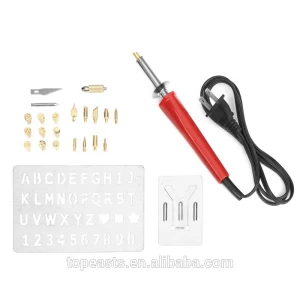 2014 New Higher quality Woodburning drawing soldering iron set KIT With EMC GS CE