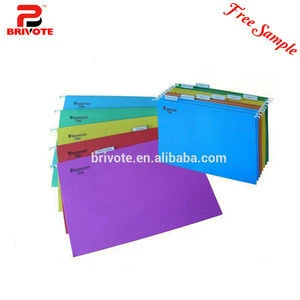 2015 colorful wholesale plastic file folder clip/hanging file folder/pvc file folder