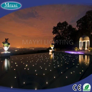 2016 LED floor path light for home star light decoration using with pvc costing fibers and emitter
