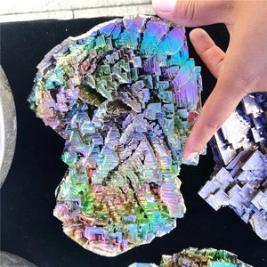 2017 Wholesale Rare Mineral Crystals Natural bismuth metal ingots