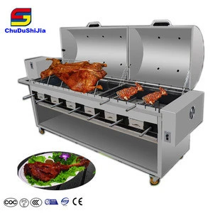 2018 briquettes bbq cable rotator bbq charcoal chicken rotisserie