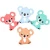 Import 2018 custom/wholesale BPA free silicone baby teether from China