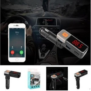 2018 new arrival USB Car Charger model BT handsfree Car FM Transmitter MP3 Player