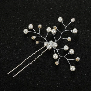 2018 U Shape Artificial Flower Hair Clips Hair Pins Hair Sticks