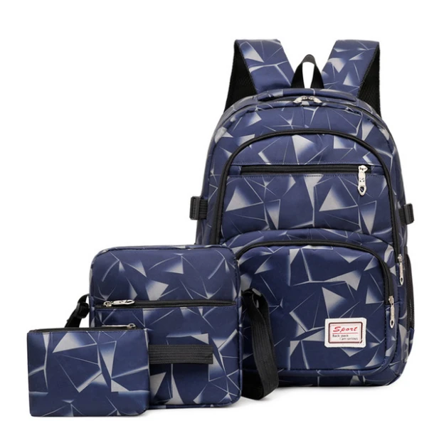 2020 3pcs school bags waterproof backpack set