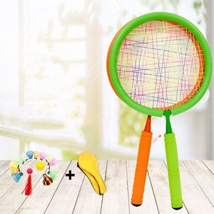 2020 indoor &amp; outdoor children sport toy iron racket badminton for playing