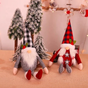 2020 new arrival forest man ornaments Christmas gift indoor decoration home room hall shop window curtain accessories tie backs