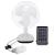 Import 2020 New design 14 inch rechargeable solar powered fan with led light from China