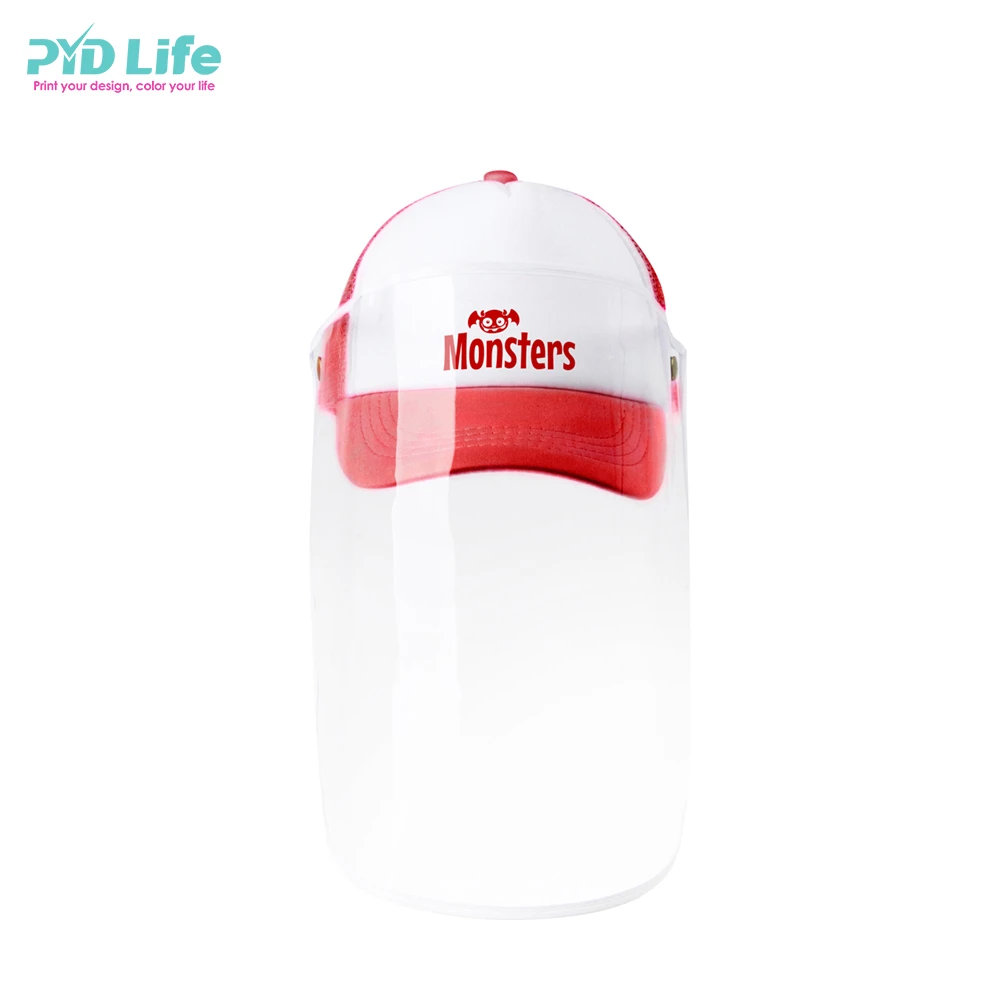 2020 PYDLife Wholesale Adult Kids Custom Sublimation Sports Cap With Face Shield