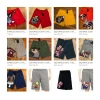 2021 custom wholesale cheap hot sale cotton running cargo stitched retro basketball sweat summer mens shorts