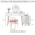 Import 2021 new arrive Factory supply Woman vanity table luxury vanity dressing table from China