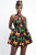 Import 2021 Sexy Boho African Dress Long Maxi V-Neck Women Multi-Way Dress Pleated Dress Floral Print from China