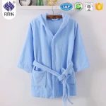 2021 Wholesale Luxury Kids Children silk bathrobe  Good Quality Embroidered Girls Robe kids bathrobe make in China