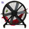 220V Electric BLDC Motor Outdoor Waterproof Wheeled Mobile HVLS Industrial Stand Fans