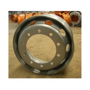 22.5*9.00 TS16949 tubeless steel truck rims from China manufacturer with low price