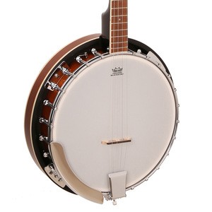 24 inch guitar 4 strings sapele plywood resonator travel banjo