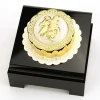 24K gilding mooncake Gifts with rich and honored, being in full flower Chinese blessing hua kai fu gui