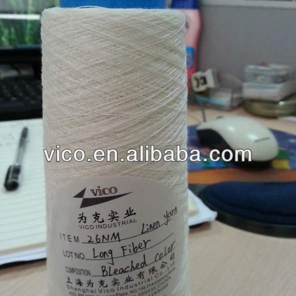 26 NM 100%Linen yarn in china