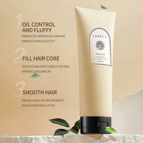 250G Rose Extract Hair Conditioner Nourish The Scalp For Home Daily Use