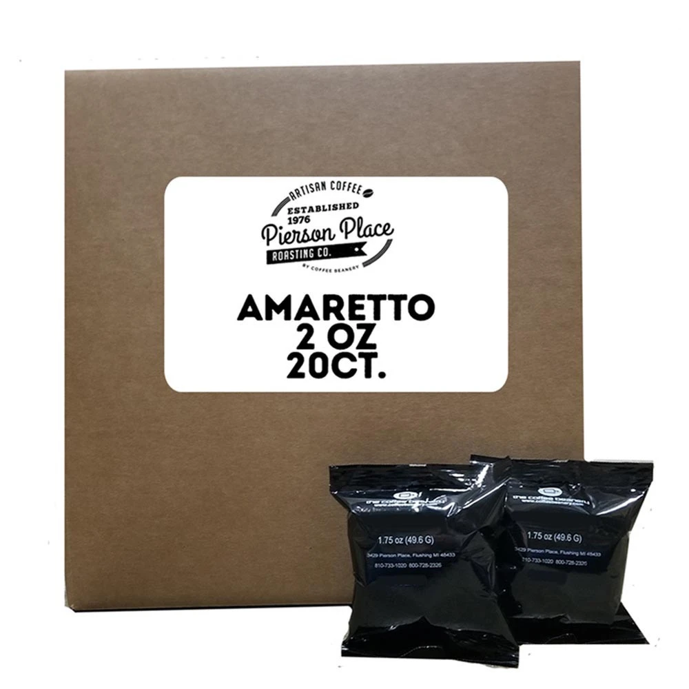 2oz - 20ct | Amaretto Flavored Gourmet Coffee | Ground Coffee