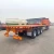 Import 3 Axles 20 Foot Flatbed Carrier Container Flat Truck Semi-Trailer 20ft 40ft Double Flatbed Container Trailer Flatbed Trailer from China