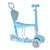 Import 3 flashing PU wheel kids scooter folding baby toys aluminum children scooter from China