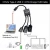 Import 3 in 1 Micro USB HUB Male to Female and Double USB 2.0 Host OTG Adapter Cable from China